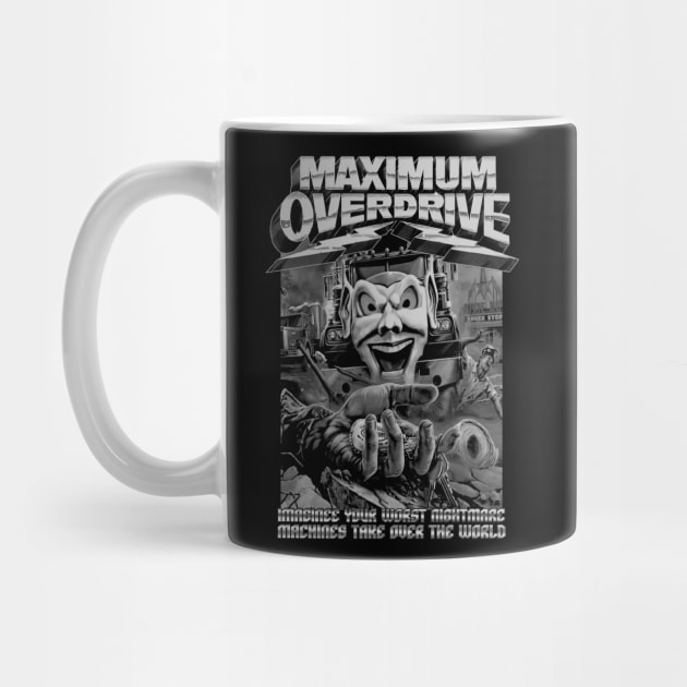 Maximum Overdrive, Classic Horror, (Black & White) by The Dark Vestiary